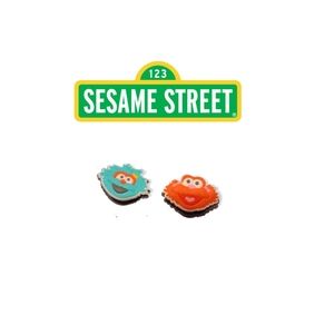 Croc Sesame Street Rosita/Zoe jibitz shoe charm bundle